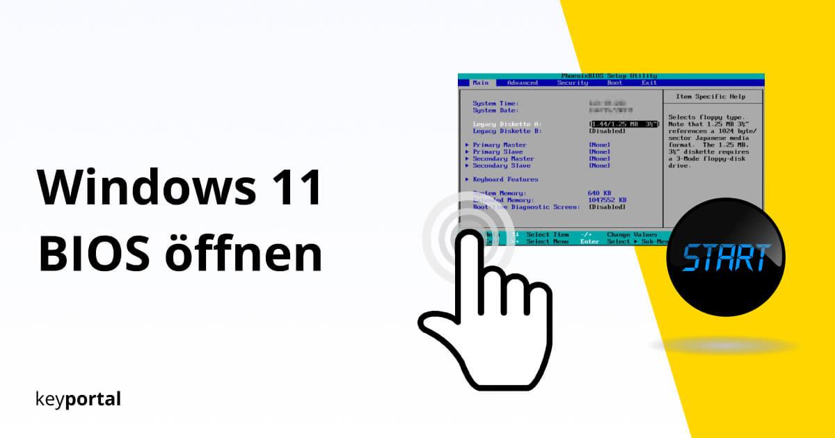 Auf schnellstem Weg ins BIOS oder UEFI
