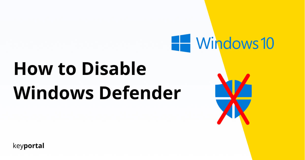 How to Disable and Turn Off Windows Defender on Windows 10