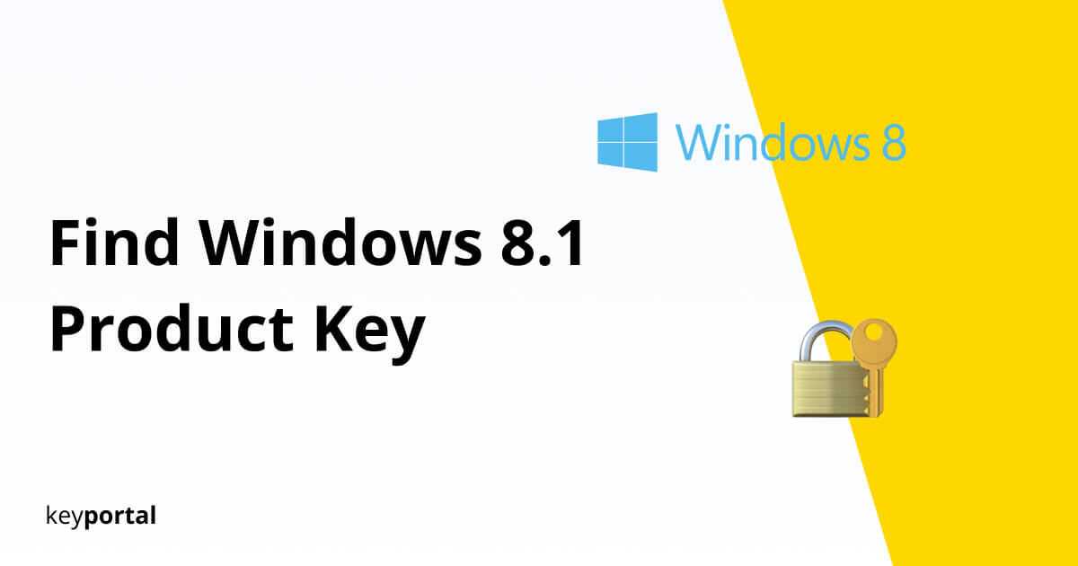 find windows 8.1 product key