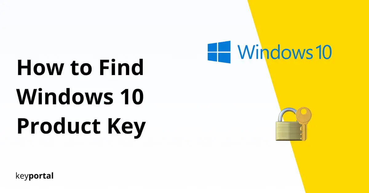 How to find your Windows 10 product key
