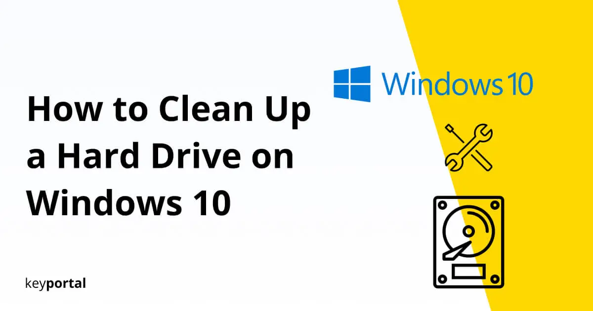 how to clean up a hard drive on Windows 10