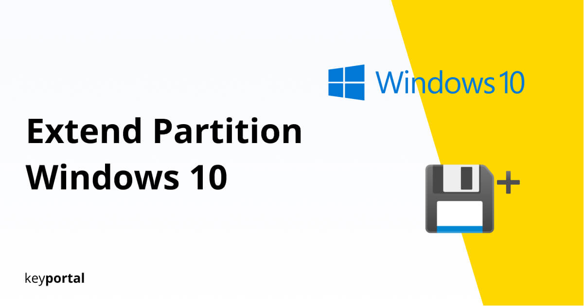 Extend Partition Windows 10