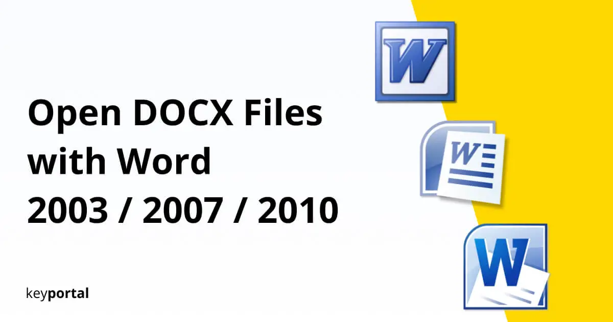open docx files with word 2003