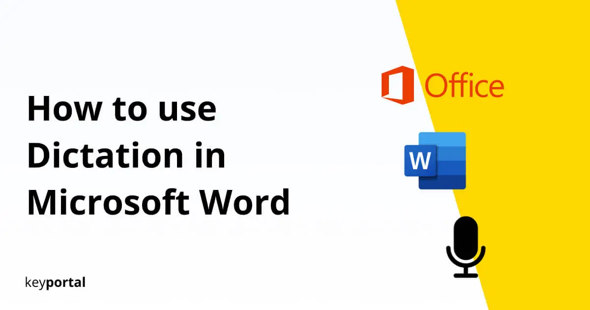 how to use dictate in word