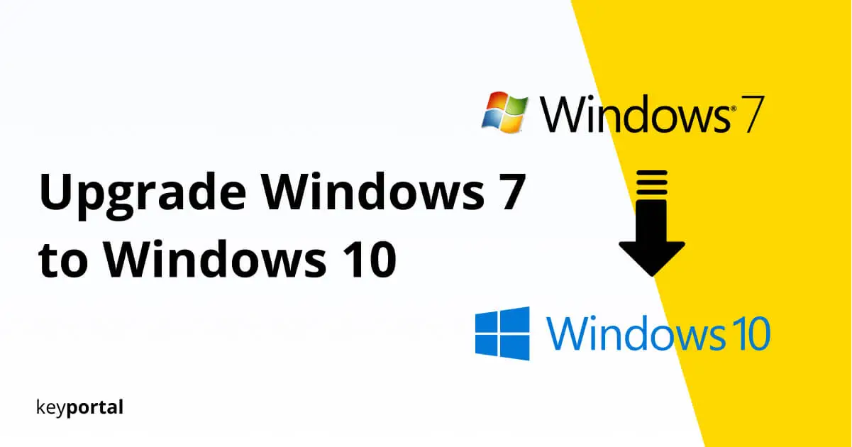 how to upgrade windows 7 to windows 10