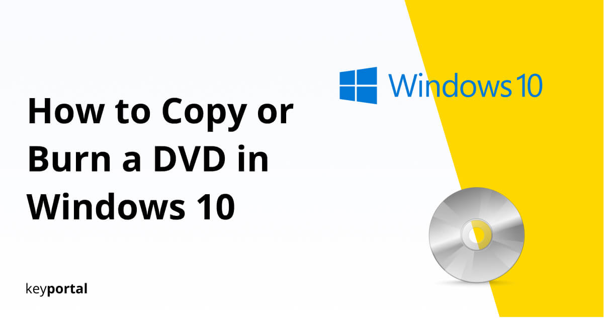how to copy a dvd in windows 10