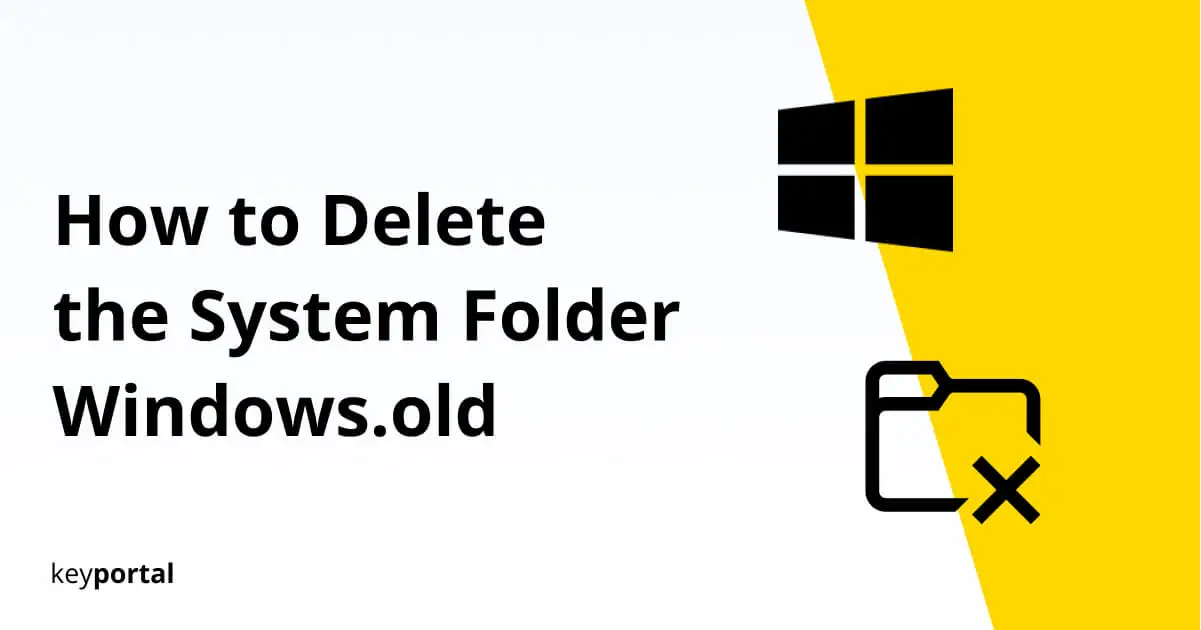 how to delete windows.old