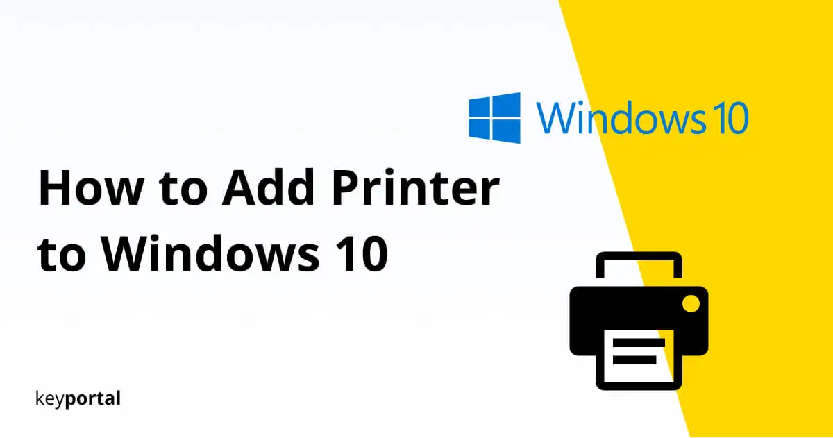 how to add printer to windows 10