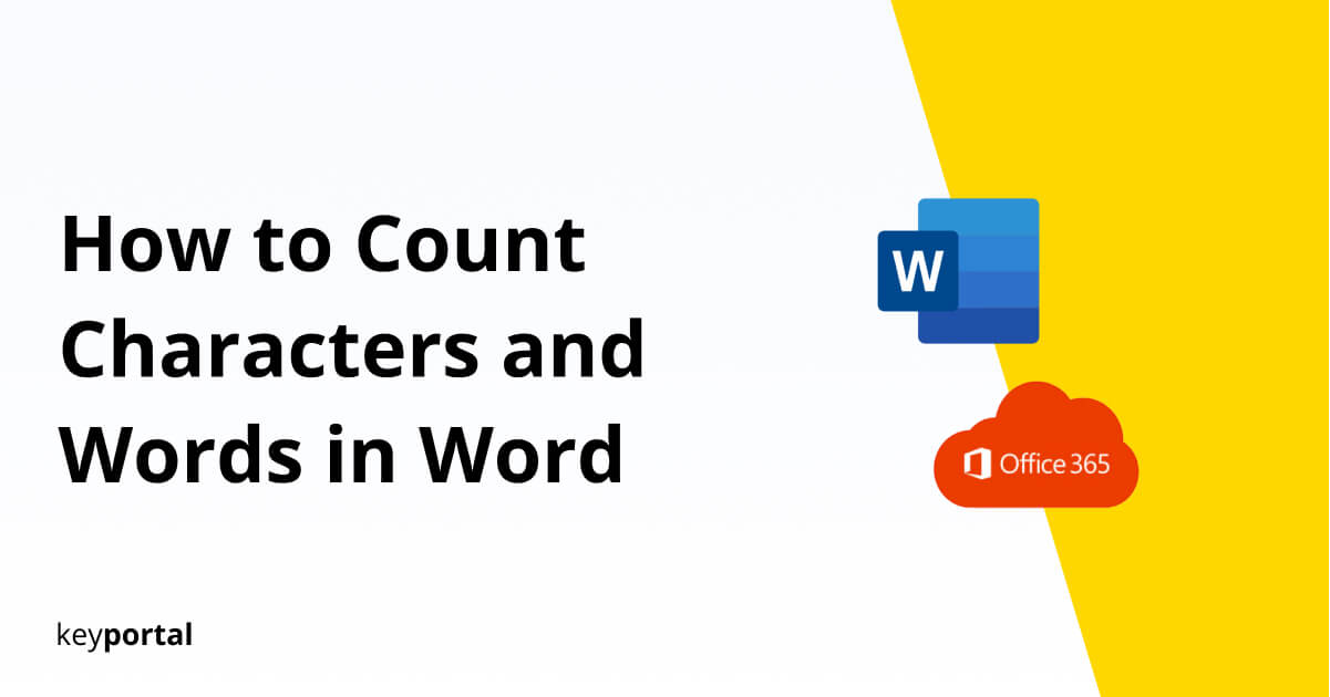 how to count characters in word