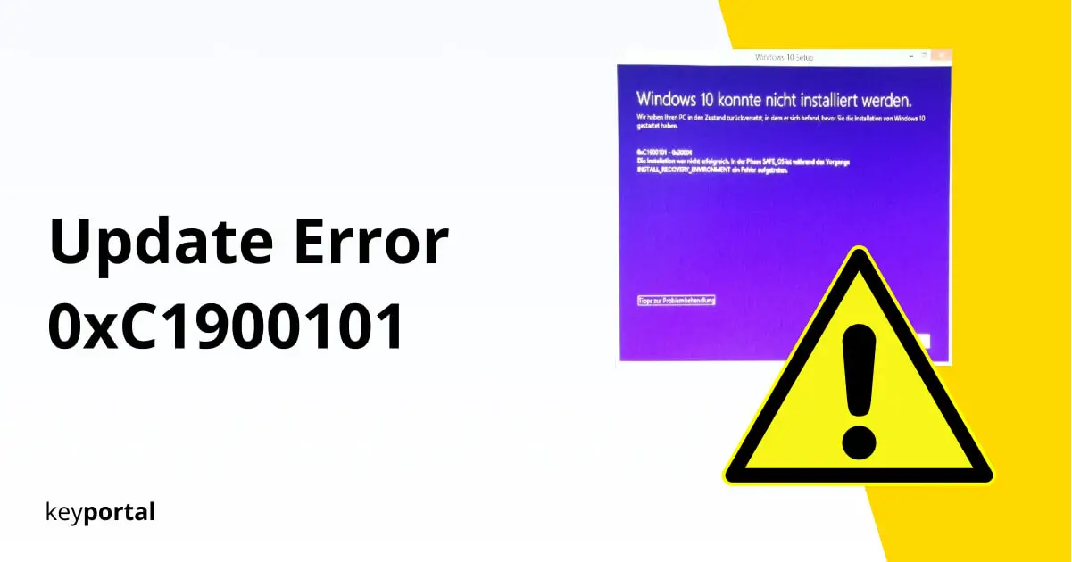 0xC1900101 - 0x20017: Failed to Install Windows 10 Update Error