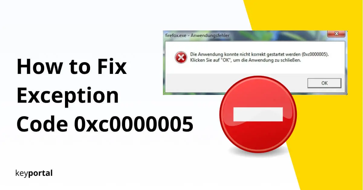 the application was unable to start correctly 0xc0000005