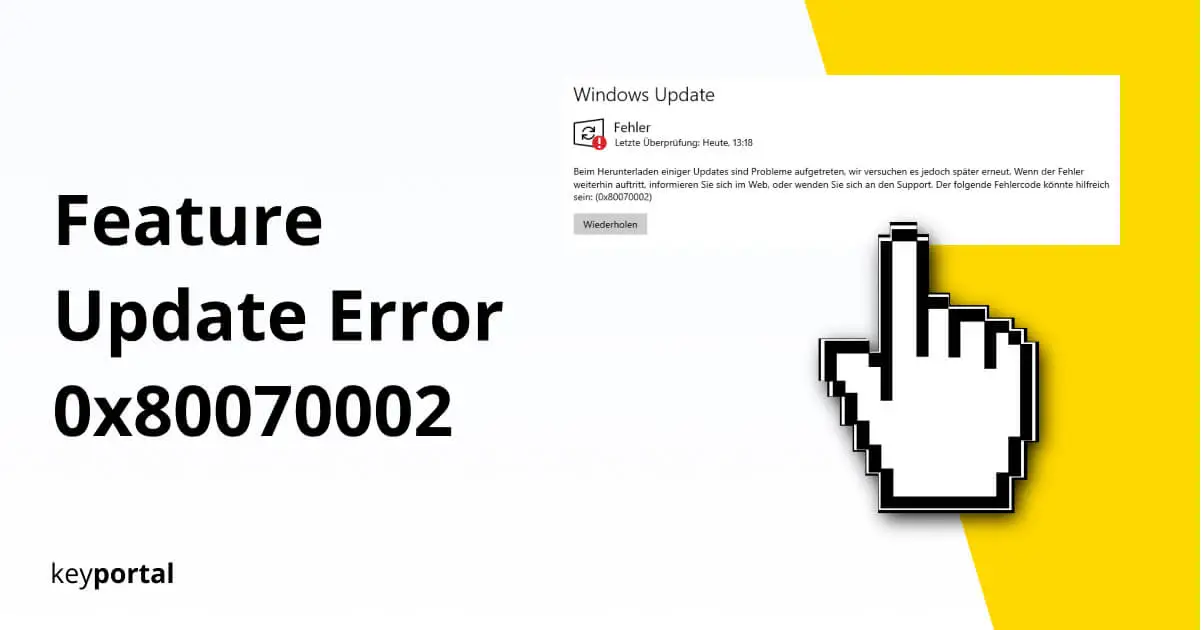 feature update to Windows 10, version 1903 - error 0x80070002