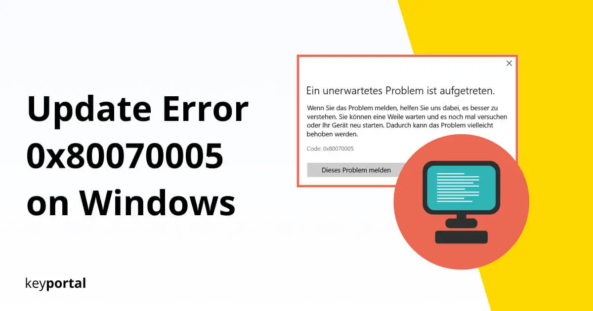 feature update to Windows 10, version 1903 - error 0x80070005